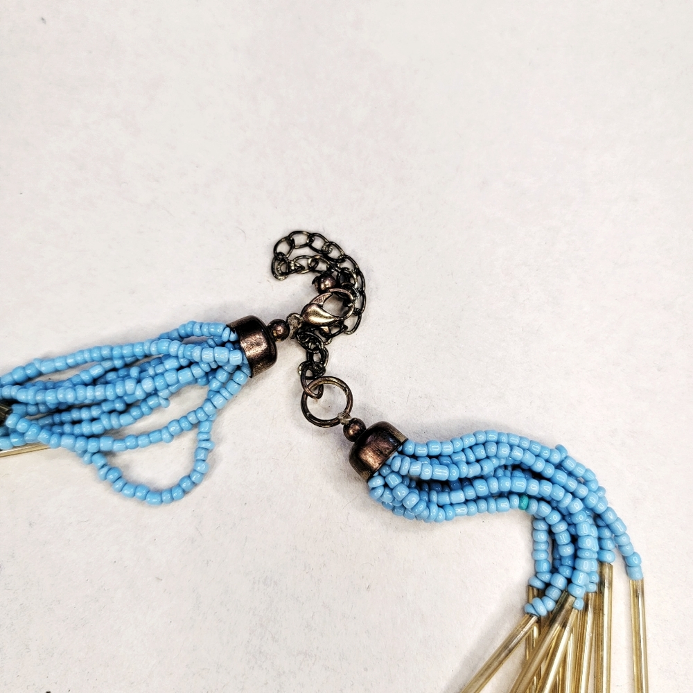 🕊️Boho Layered Bead Necklace - Picture 4 of 4